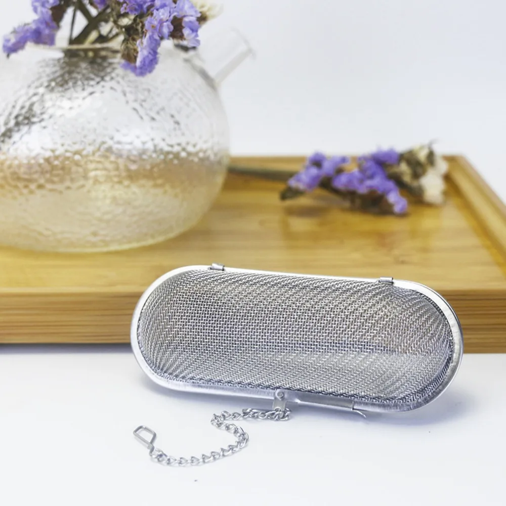 

Tea Strainer Stainless Steel Tea Infuser Tea Leaves Spice Seasoning Ball Strainer Teapot Fine Mesh Coffee Filter Teaware