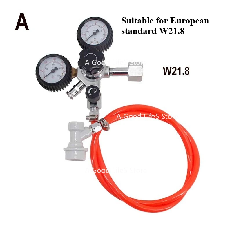 

Applicable To Pressure Relief Gauge Keg Barrel Pressure Reducing Valve Cylinder Pressure Regulating Kit