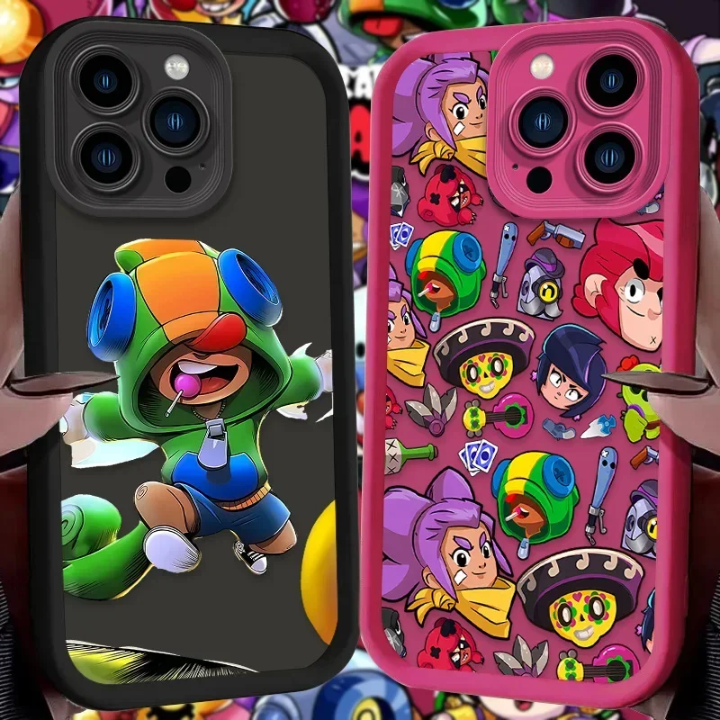 Cartoon Game Phone Case for iPhone 16 15 14 13 12 11 Pro Max XS X XR 8 7 6S Plus SE 2020 Shockproof Protect Soft Silicone Cover