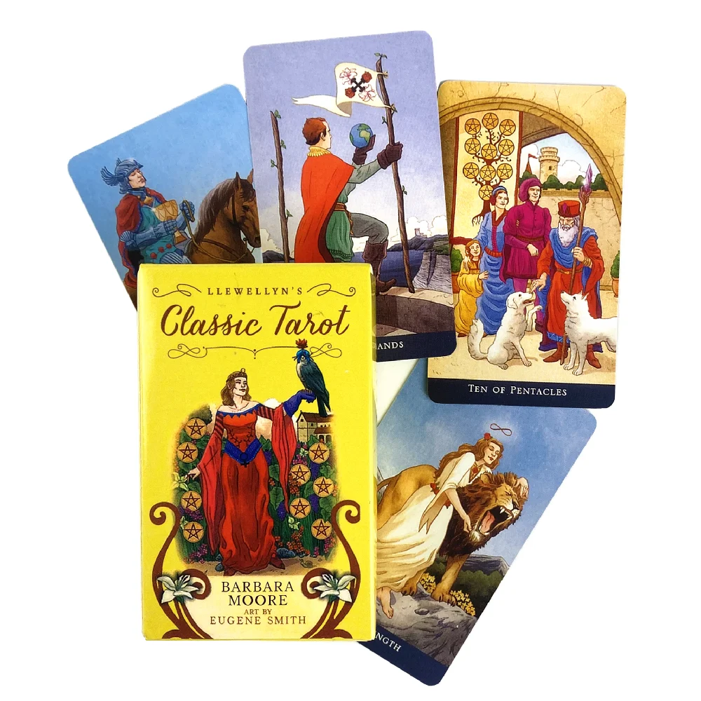 New Arrival Mini Classic Tarot Barbara Moore Oracle Cards Deck Board Game