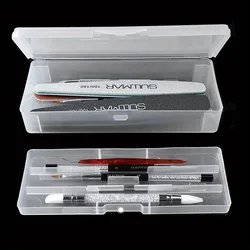 Manicure double layer removable tool box manicure brush jewelry storage box
