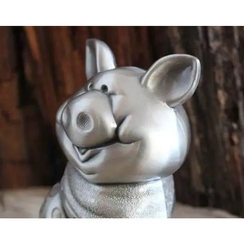 Animal Zodiac Piggy Metal Anti-drop Piggy Bank Cute Cartoon Coin Piggy Bank