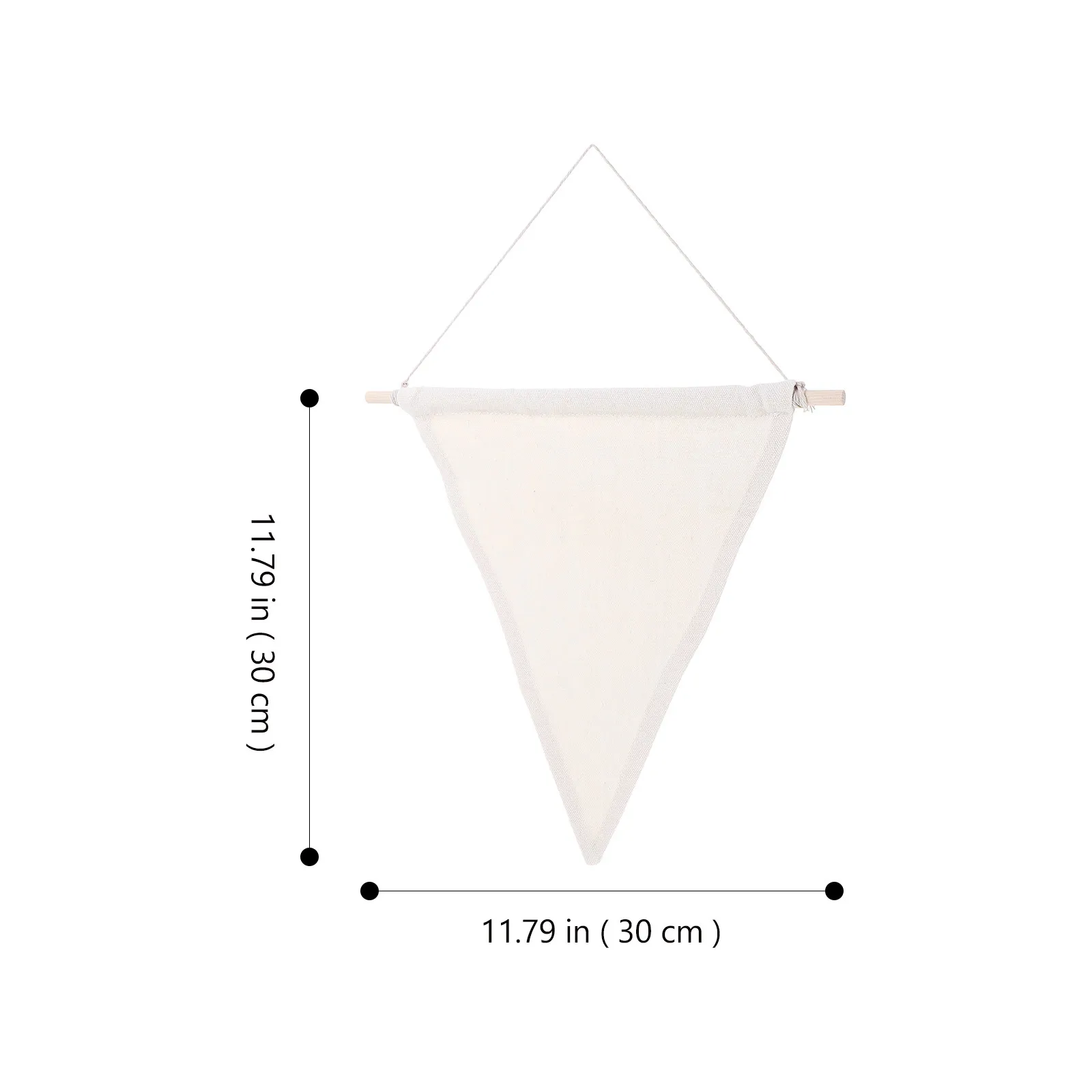 2Pcs Brooch Display Banner Pennant Style Hanging Badge Organizer Wall Art Decor for Pin Collection Wedding Party Craft Beige