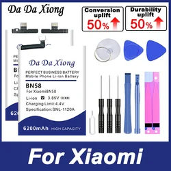 샤오미 레드미 패드 10.6 배터리, BP4C BN5R BN58 BN32, 레드미 노트 맥스 2 A3 8 11T 12C 13 13C 프로 플러스 BN58 BN65 포코 C65 X6 M6 C40