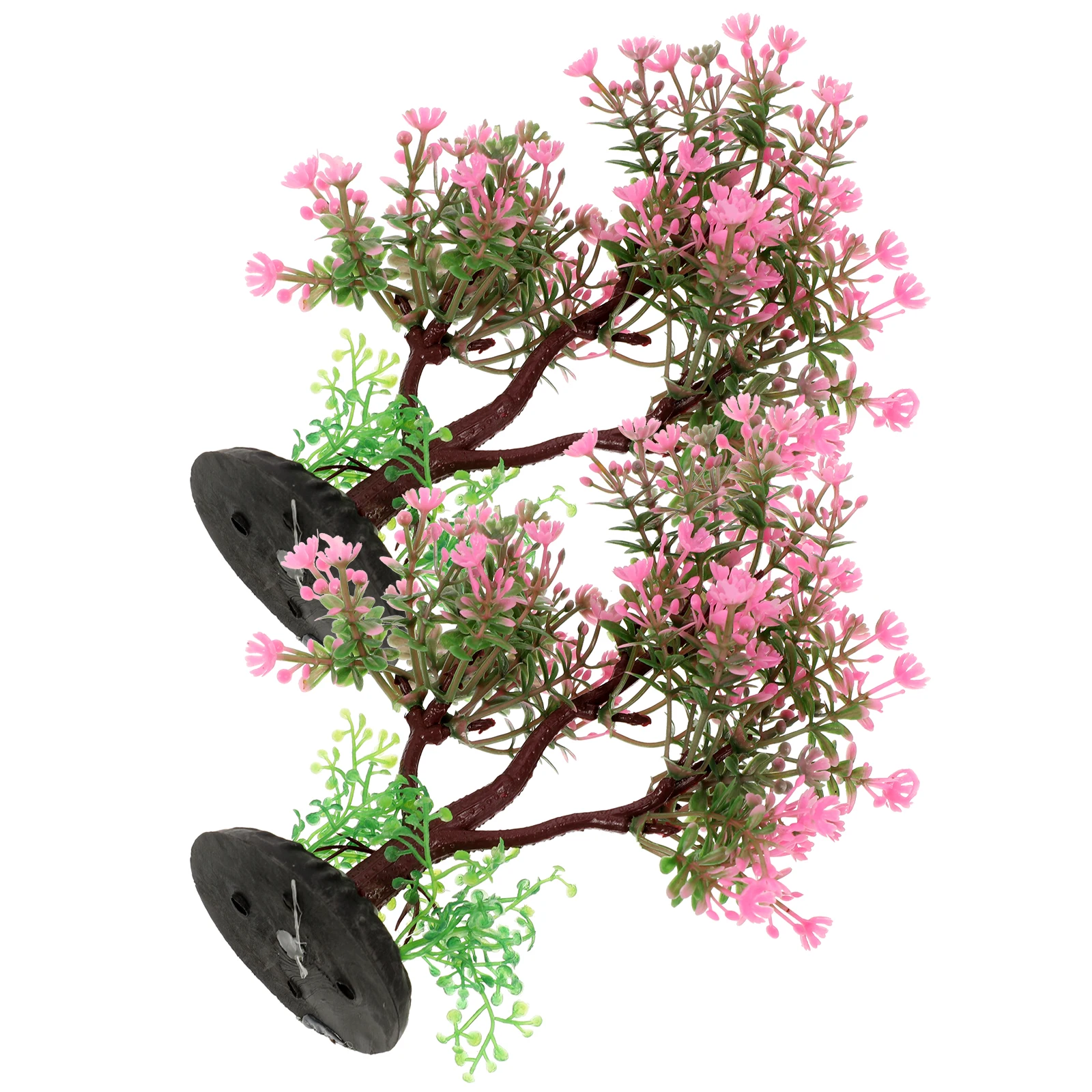 

2pcs Wear-Resistant Fake Replaceable Faux Plants Delicate Aquarium Plants Fish Tank Decorative Decor Safe Lifelike Household
