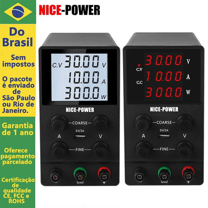 nice-power-adjustable-dc-power-supply-variable-switching-regulated-high-precision-4-digits-5v-2a-usb-port-test-lead-output-30v