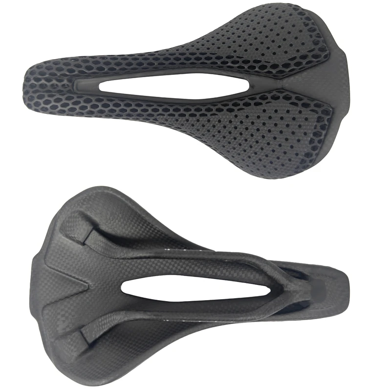 

Carbon 3D Printed Saddle Ultralight 155G Bike Seat for Men Women Road MTB Carbon Saddle Triathlon Gravel Bike Accessories