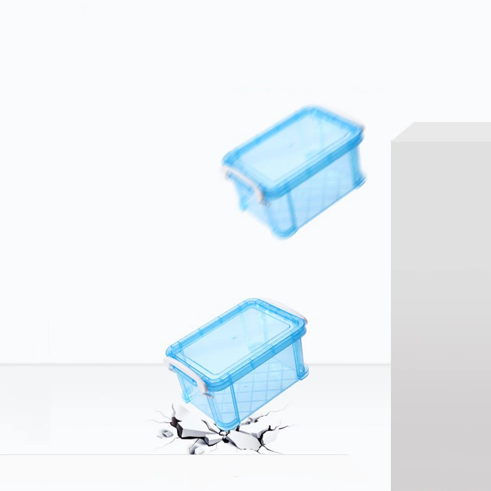 

1Pc Eco-Friendly Transparent Storage Box Multifunctional Plastic Container Ideal For Clothes Books Daily Use