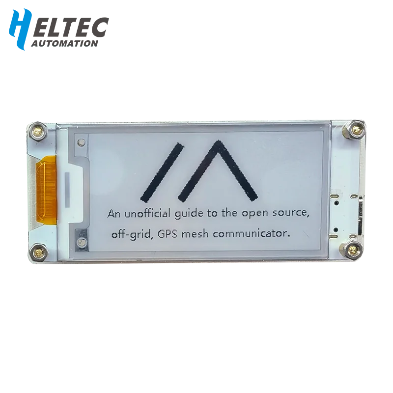 Heltec Meshtastic Kertas Nirkabel ESP32 Eink Display Label Harga Cerdas Label Rak Elektronik melalui Bluebooth SX1262 LoRa dan WiFi
