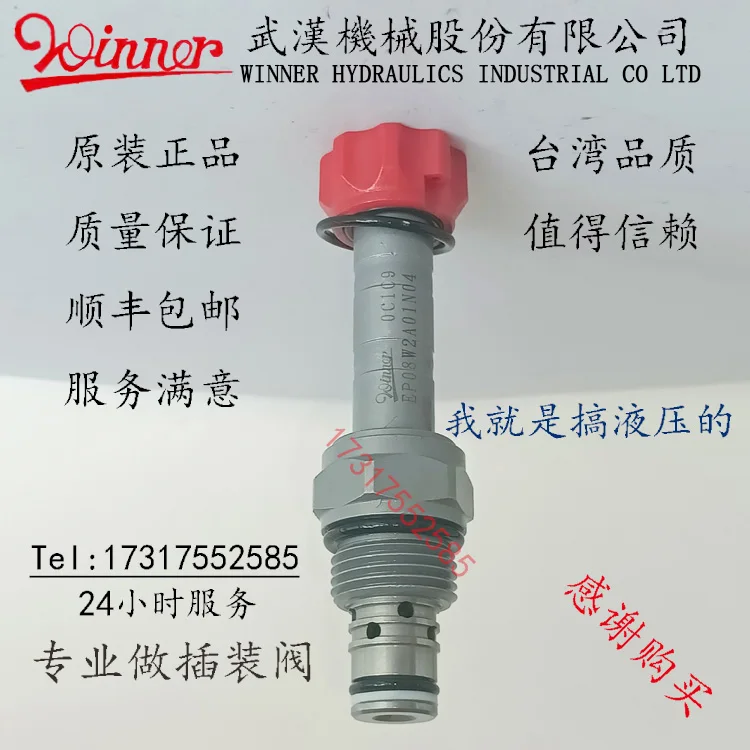 Cartridge Valve EP08W2A01N04 Made By Taiwan WINNER Single Check Normally Closed SF Free Shipping Spot Supply