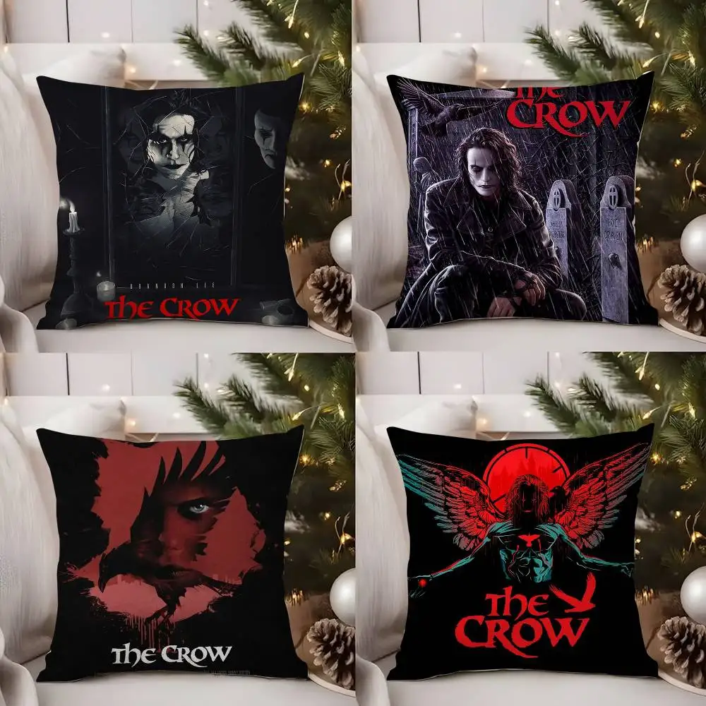 Pillow Case R-Raven C-Crow Movie Sofa Short Plush Double-sided HD Printing Room Home Office Gift Cushion Cover