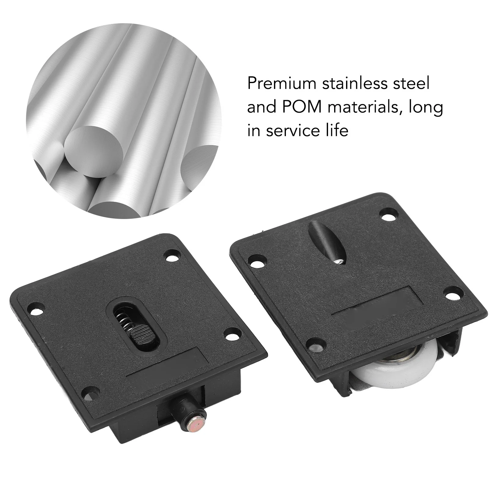 4 Sets Sliding Door Roller 25mm Wardrobe Pulley Wheel Accessory for Cabinet Furniture Door Wheel Wardrobe Pulley Sliding Roller