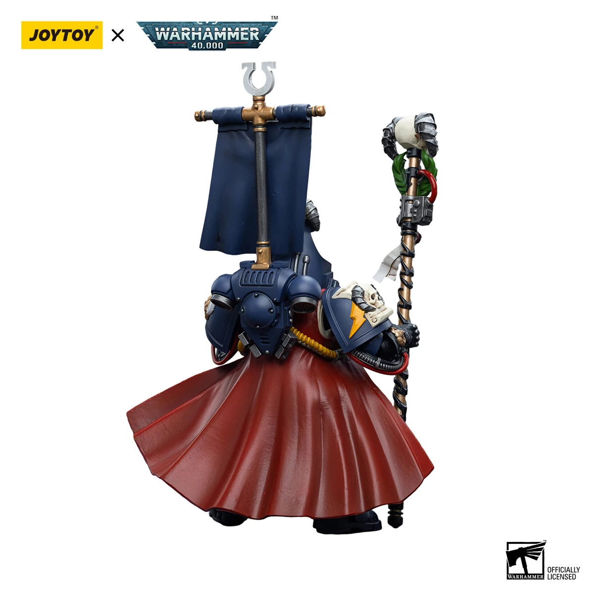 [IN STOCK] JOYTOY 1/18 Warhammer 40k Action Figure Ultramarines Chief Librarian Tigurius Anime Military Model