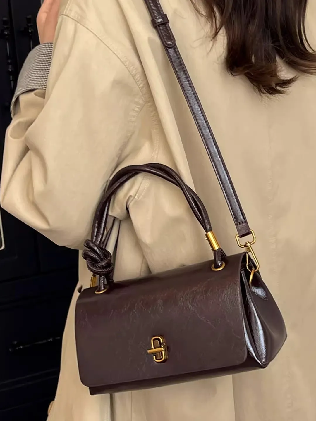 

Модная универсальная женская кожаная сумка через плечо, сумка на одно плечо, корейская сумка с мягкой ручкой, квадратная сумка для повседневного использования