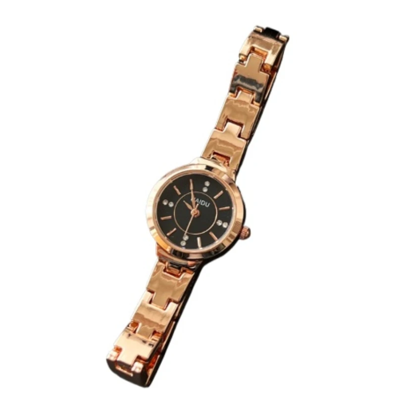 Nicho de marca elegante reloj impermeable para mujer colegiala pequeño simple de alta calidad de lujo cadena literaria reloj de cuarzo