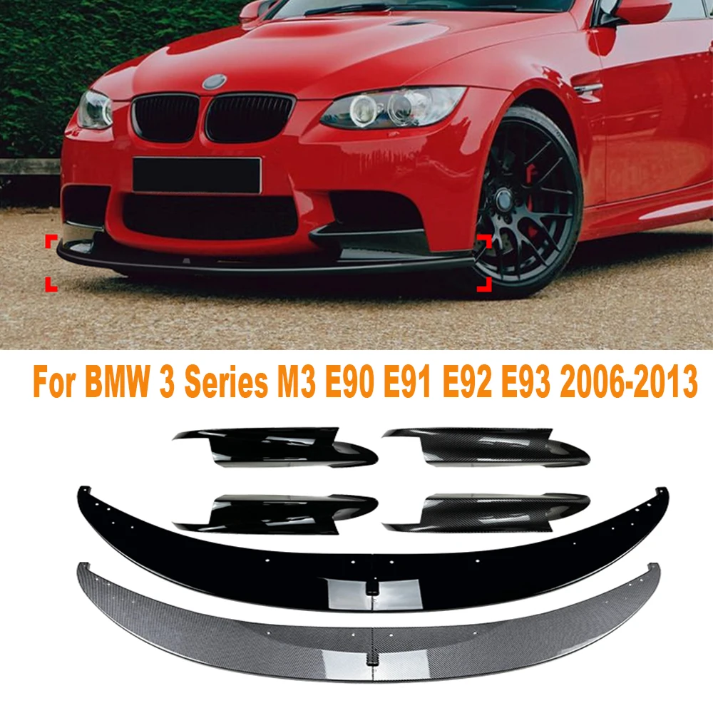 

Для BMW 3 серии M3 E90 E91 E92 E93 2006-2013 сплиттер для переднего бампера, диффузор, наборы для тела, спойлер, защита Бампера, аксессуары