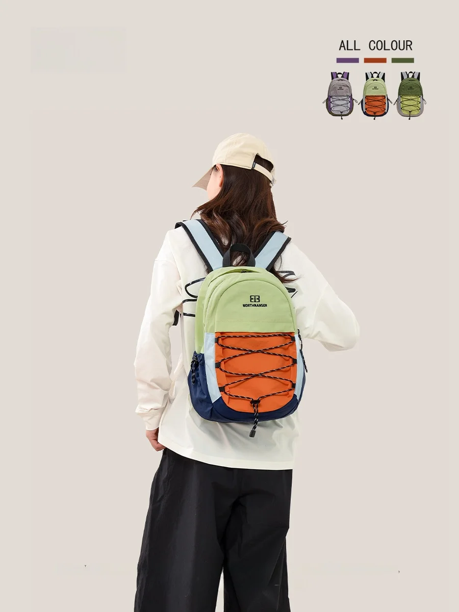 

MGZ Unisex Outdoor Travel Casual Backpack Leisure Hiking Bag with Drawstring Lightweight Dual-shoulder Sport Climbing Bag