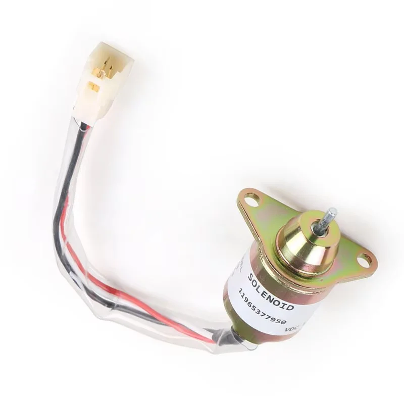 Engineering machinery parts The flameout fuel cut-off solenoid valve is suitable for Yangma 4TNV94L-SFN 119653-77950 11965377950