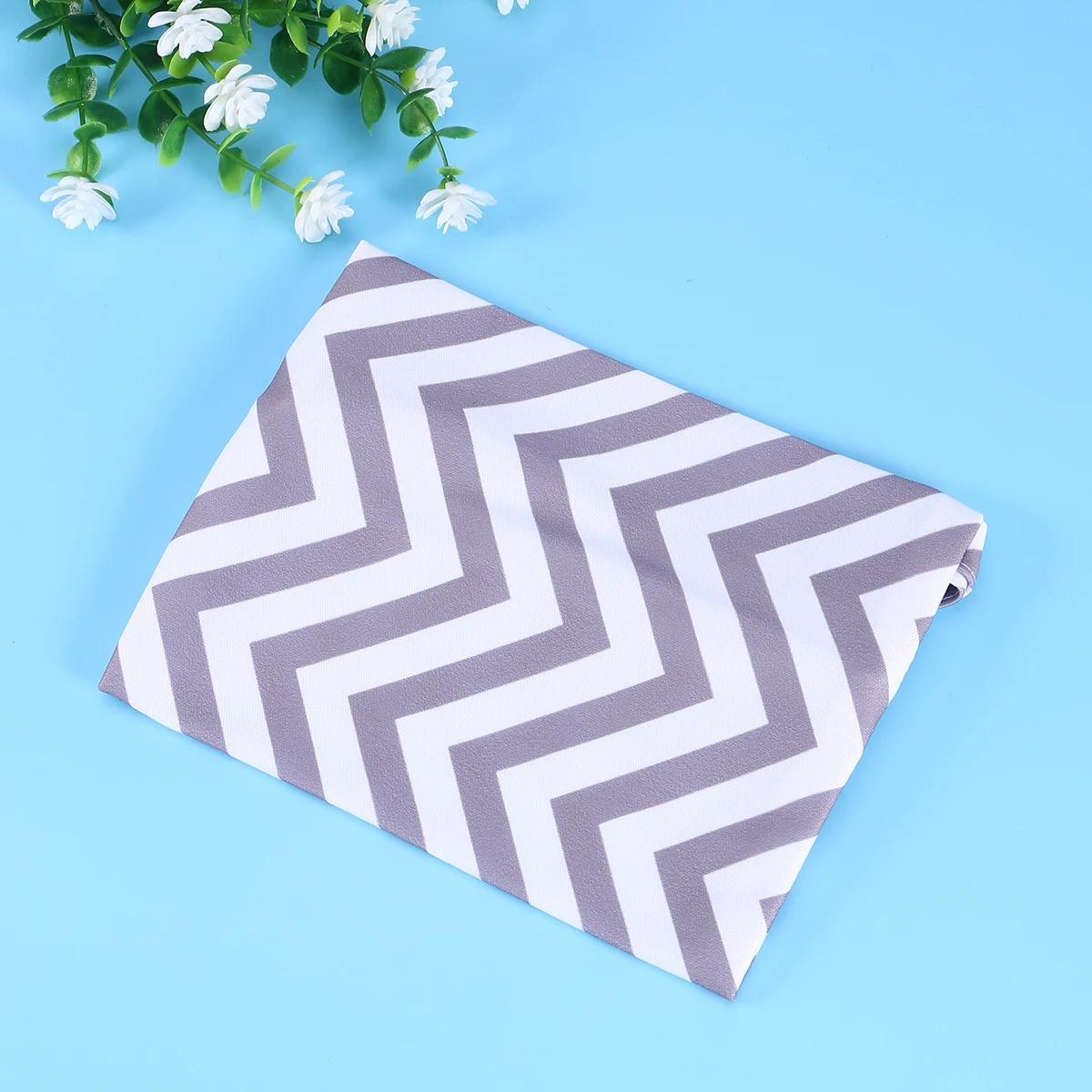 

Diaper Storage Bag Practical Water Proof Easy Clean Lightweight Gray Stripe Printing