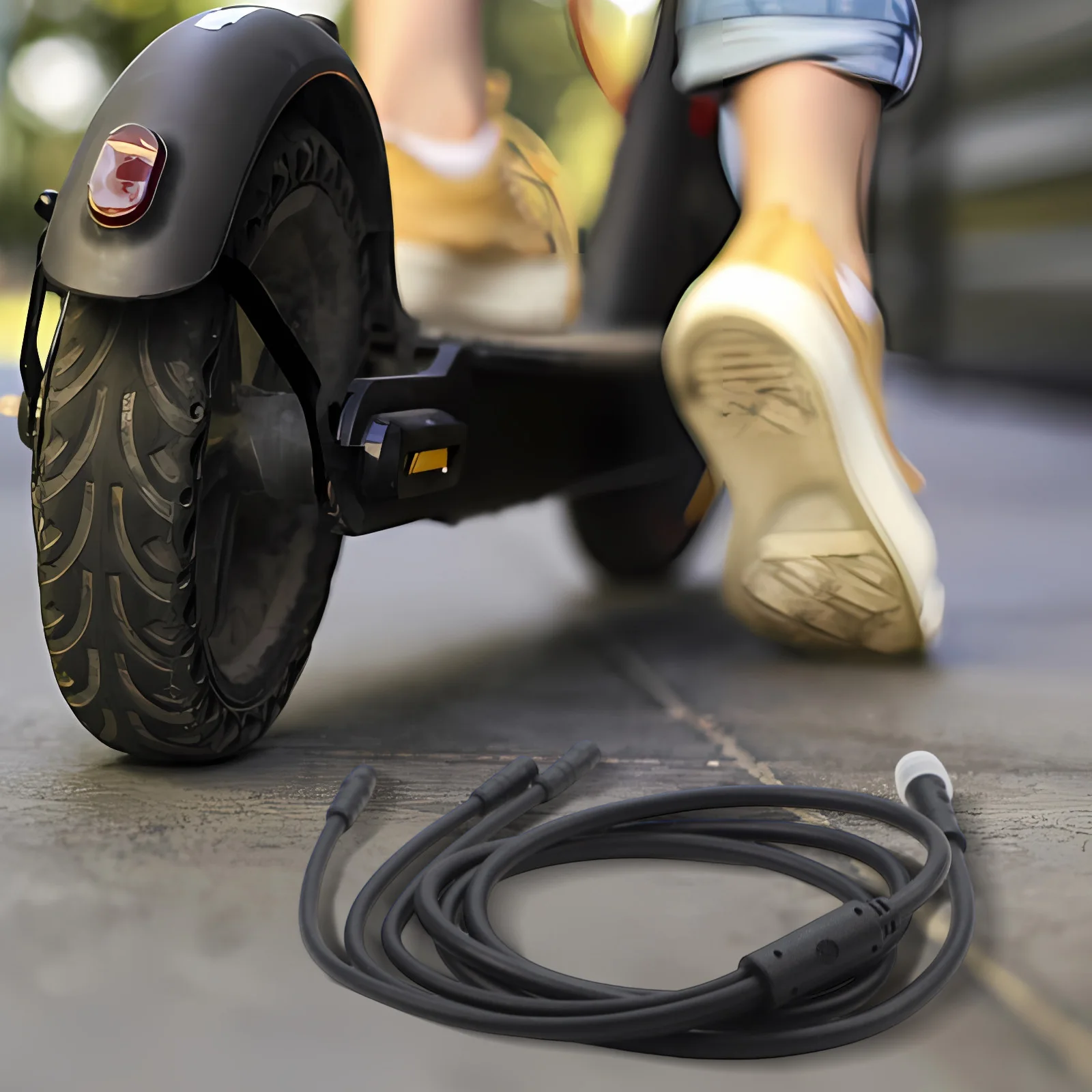 

Electric Scooter Cable Throttle Cable 117cm Length Enhanced Throttle Performance Flexible Installation Scooter Maintenance