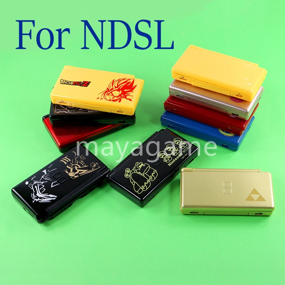 

10sets Full Set For NDSL Limited Edition Case Cover Replacement for Nintendo DS Lite Shell Housing with Button Kit