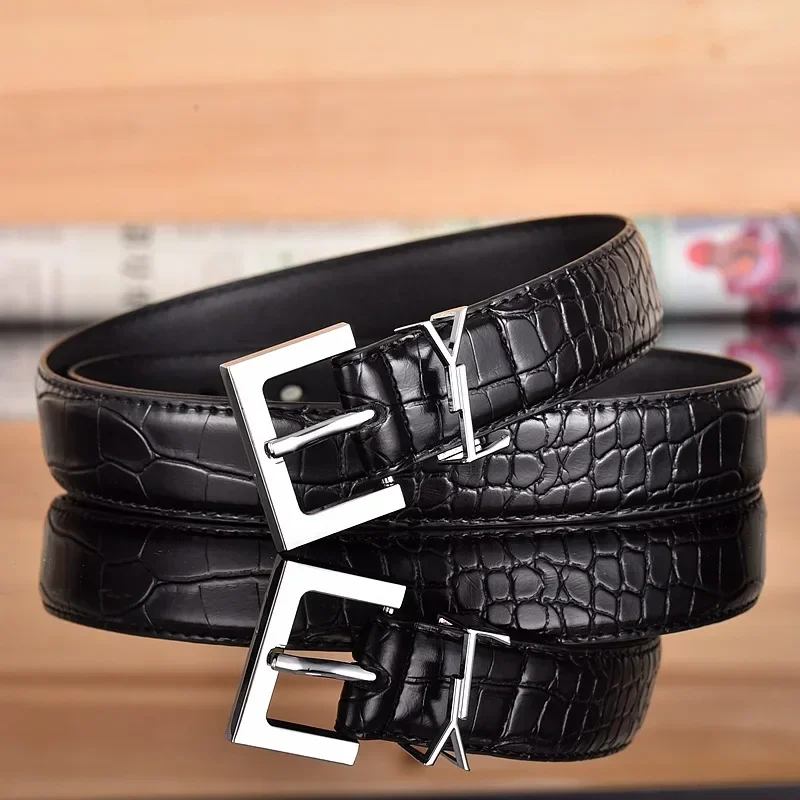 

New Ladies Belt Versatile Artificial Cow Leather Factory Direct One Piece Shipping Fashionable Waistband For Women