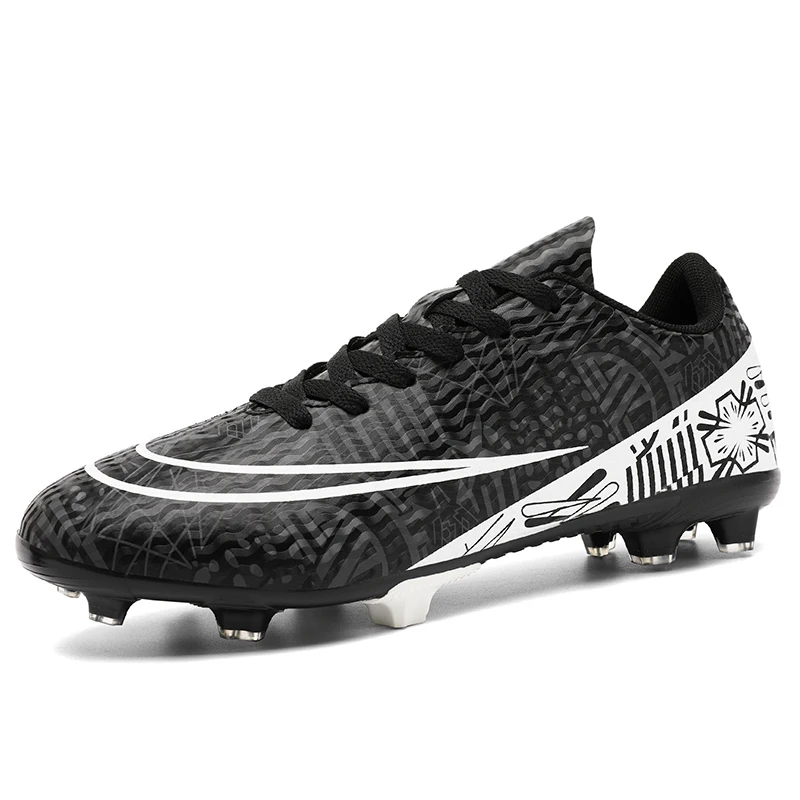 

Original Men Soccer Shoes Professional TF/FG Boys Football Shoes Grass Indoor Training Kids Unisex Non-Slip Football Field Boots
