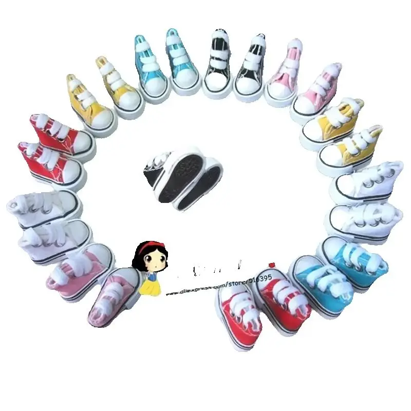 3.5cm X 2cm X 3cm Doll Shoes for Blythe Licca Jb Doll Mini Shoes for Russian Doll 1/6 BJD Sneakers Shoes Boots