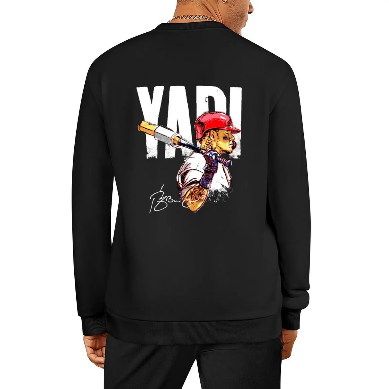 

Yadier Molina Pullover japanese style clothes for men autumn blouse new in hoodies & sweat-shirt
