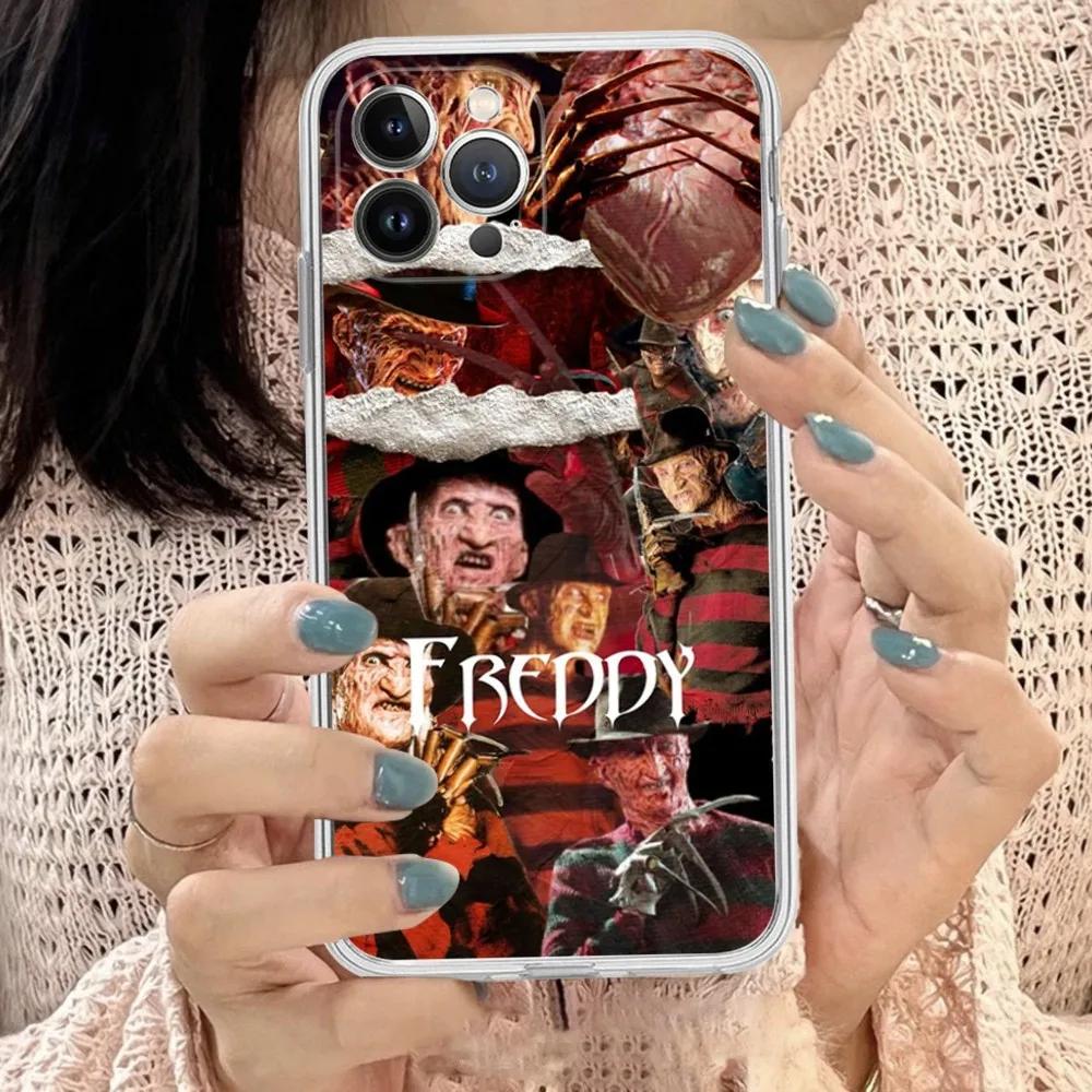 Film K-Kruegers F-Freddys Horror Phone Case Silicone Soft For Iphone 16 15 14 13 12 11 Pro Mini XS MAX Plus X Cover