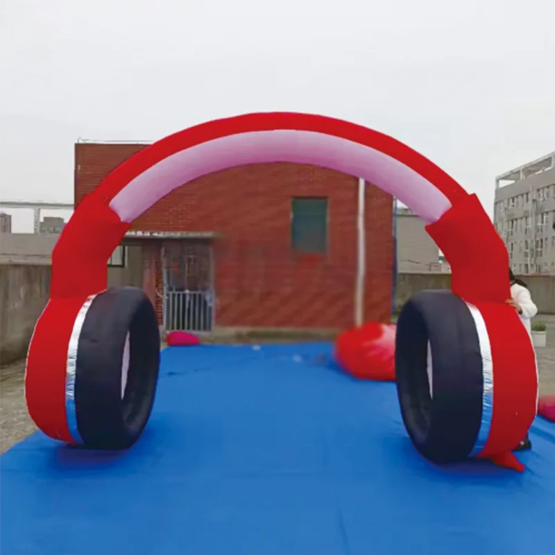 

Надувные наушники с продувочными устройствами, торговый центр на открытом воздухе, реквизит для украшения квадратов и сцены.