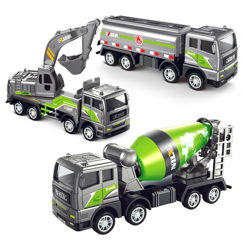 

Инерционный сплав, инженерный автомобиль, экскаватор, миксер, грузовик-цистерна, детские игрушки, модель автомобиля для мальчиков, подарок на день рождения, Рождество B064