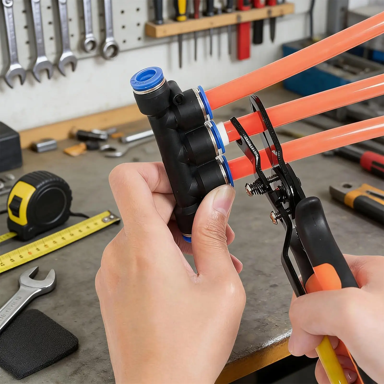 Pliers Pneumatic Disconnect Tool Set Push Connect Fittings Removal Quick Air Hose Disconnect Pliers for Maintenance Air Hose