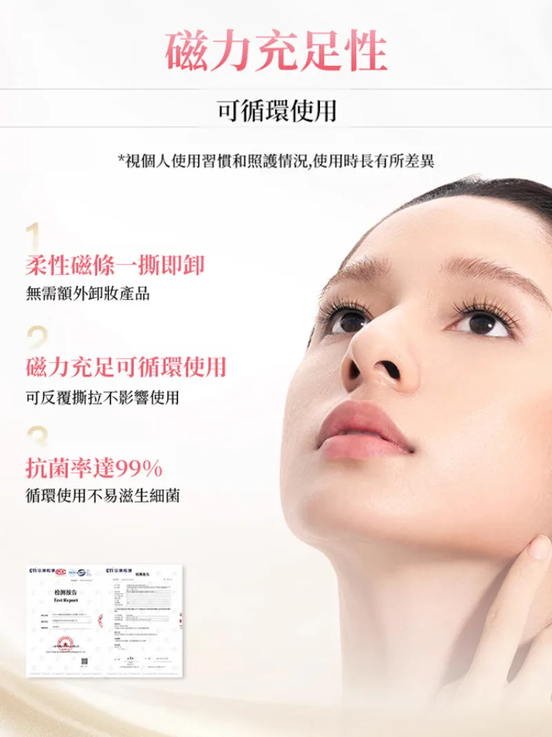 Sterke magnetische natuurlijke dikke magnetische valse wimpers