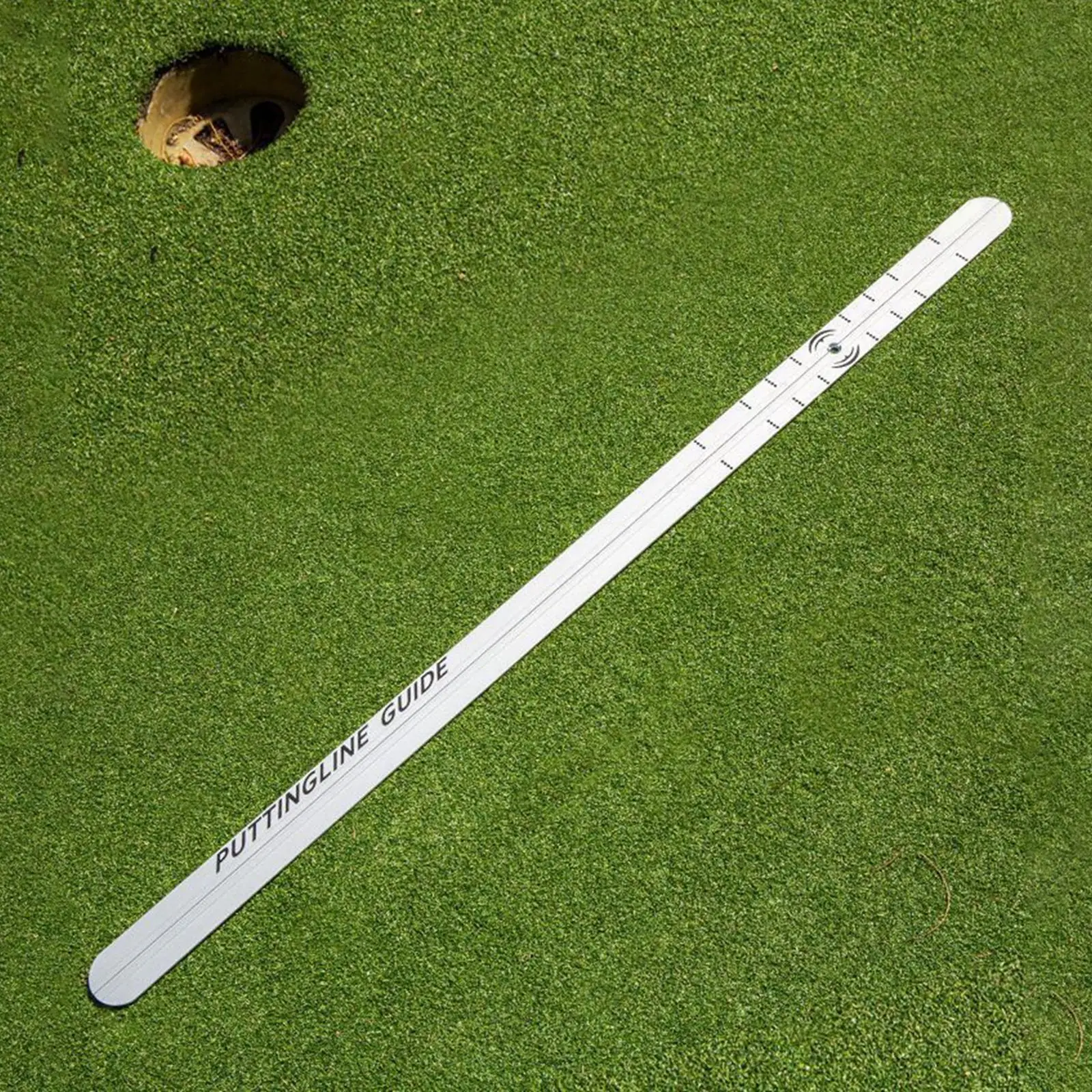 Portable Golf Putting Ruler Sliding Track for Indoor Outdoor Practice Use