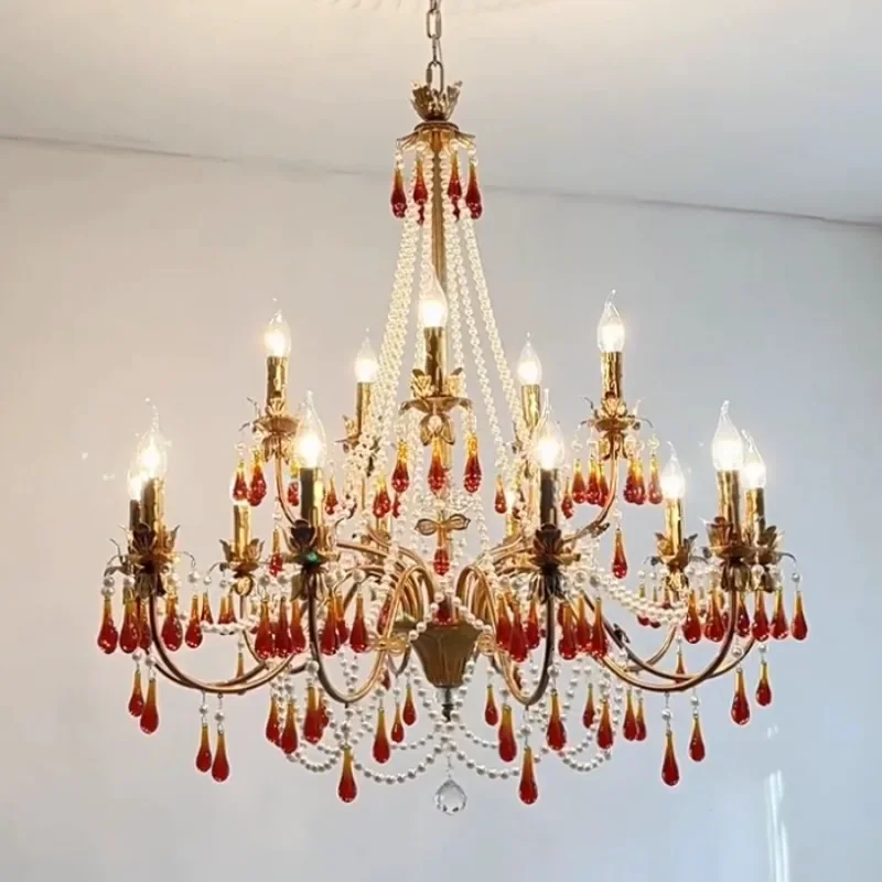 living room water drop lamp New dining room Modern simple bedroom Atmospheric