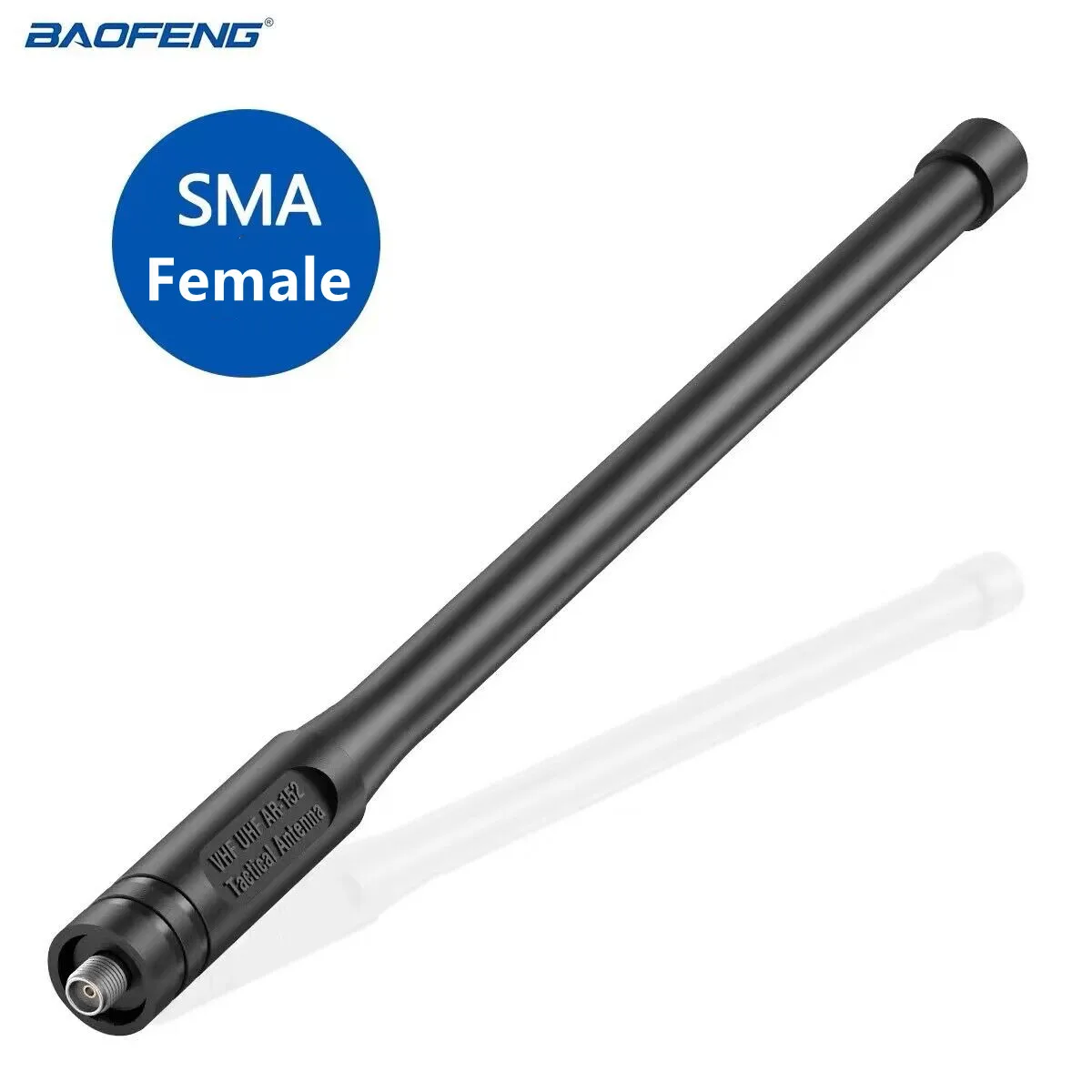 Antenna femmina SMA tattica UHF VHF 136-174 mhz per Walkie Talkie Baofeng AR152