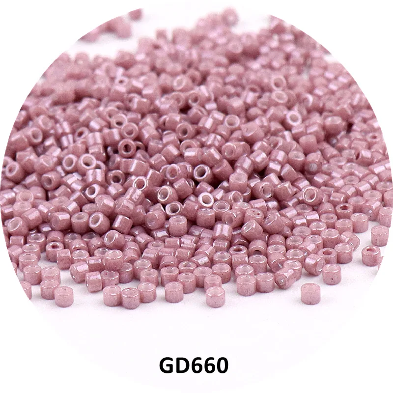 720pcs 2mm Opaque Beads Japanese Glass Bead Uniform Wear Resistant Spacer Beads for DIY Women Garments Accessories