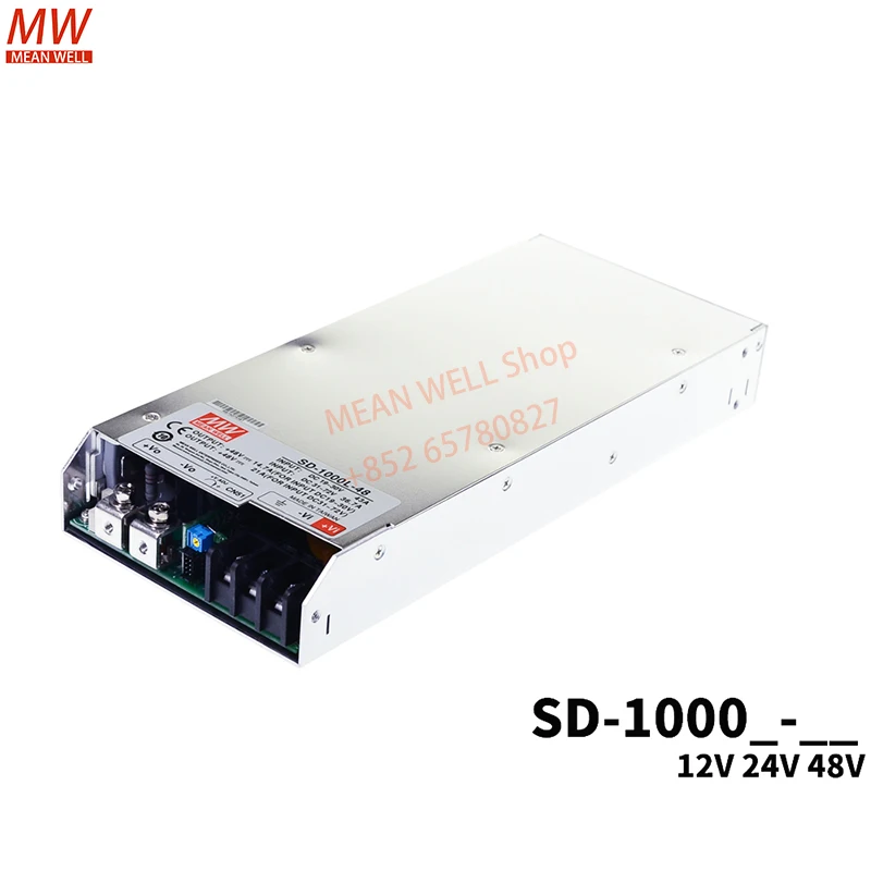 

Оригинальный импульсный источник питания MEAN WELL, 1000 Вт, преобразователь постоянного тока с одним выходом SD-1000L-12 SD-1000L-24 SD-1000L-48 SD-1000H-12 24