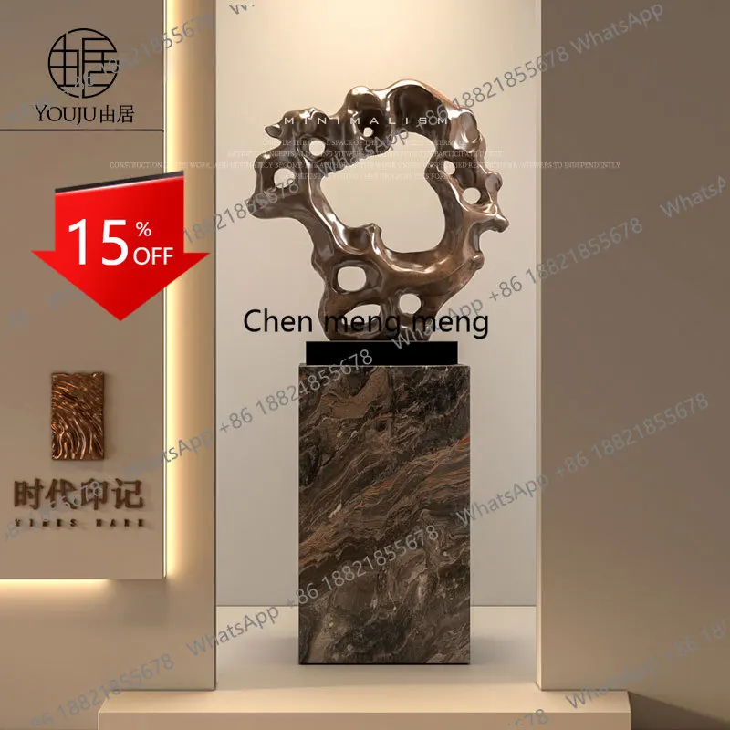 

Creative sculpture ornament housewarming living room entrance wine cabinet decoration abstract handicrafts