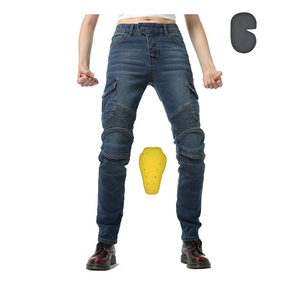 

Motocross Cowboy Pants The Four Seasons Moto Jeans Fall Prevention Motorcycle Equipment Motorcycle Pants With Protections