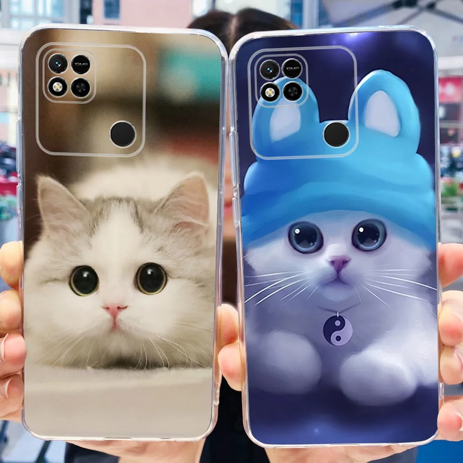 For Xiaomi Redmi 10A 10C Case Cover Transparent Soft TPU Rubber Silicone Cases For Xiaomi Redmi 10 2022 Redmi10 10 a Fundas Capa