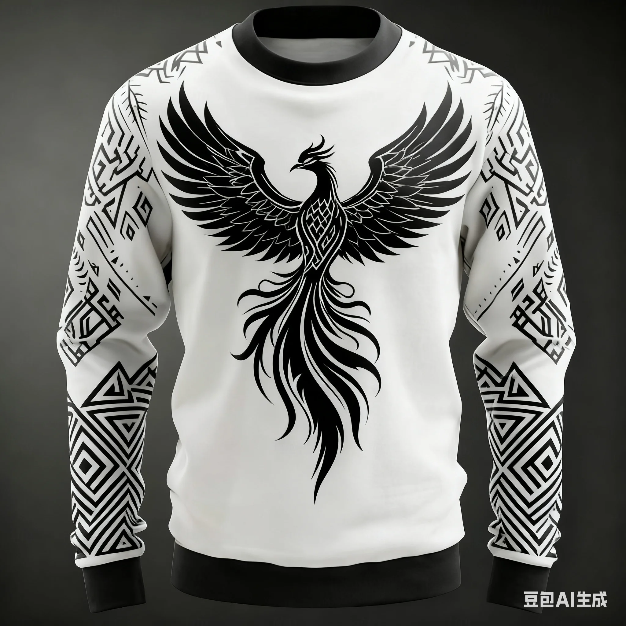 مضحك ثلاثية الأبعاد النسر طباعة هوديس للرجال موضة القراصنة رمز نمط Vintage الملابس الخريف والشتاء بلوزات س الرقبة عادية #6