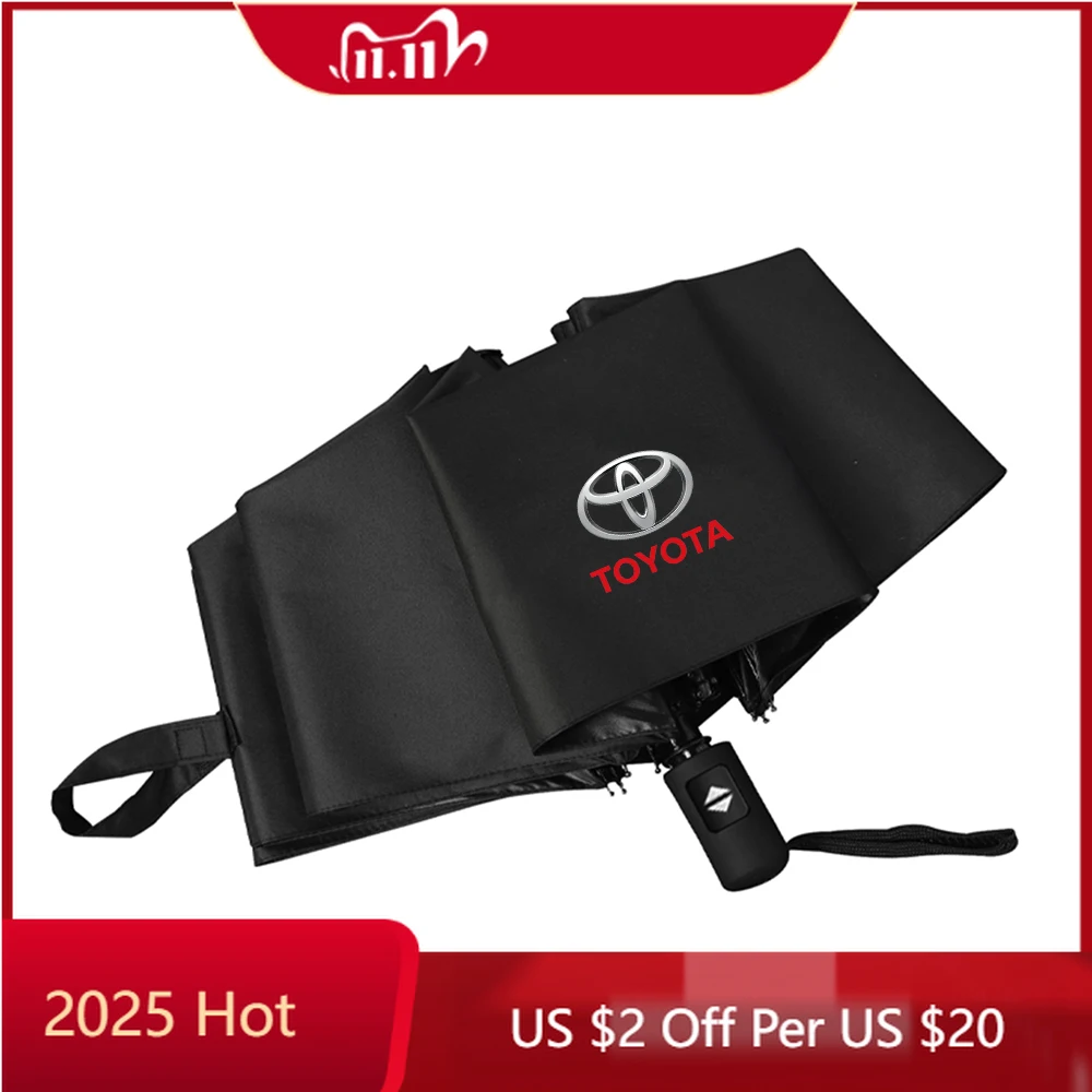 

Для Toyota 2026, новые колпаки-концентраторы, складной автомобильный ветрозащитный зонт от солнца, авто анти-УФ-аксессуары для Toyota Avalon Mirai Avensis