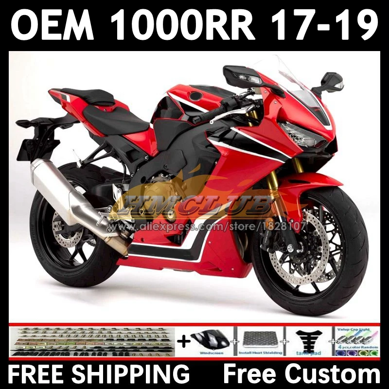 OEM Body For HONDA CBR 1000RR 1000 CBR1000 stock red RR CC 79No.124 CBR1000RR 17 18 19 1000CC 2017 2018 2019 Injection Fairing