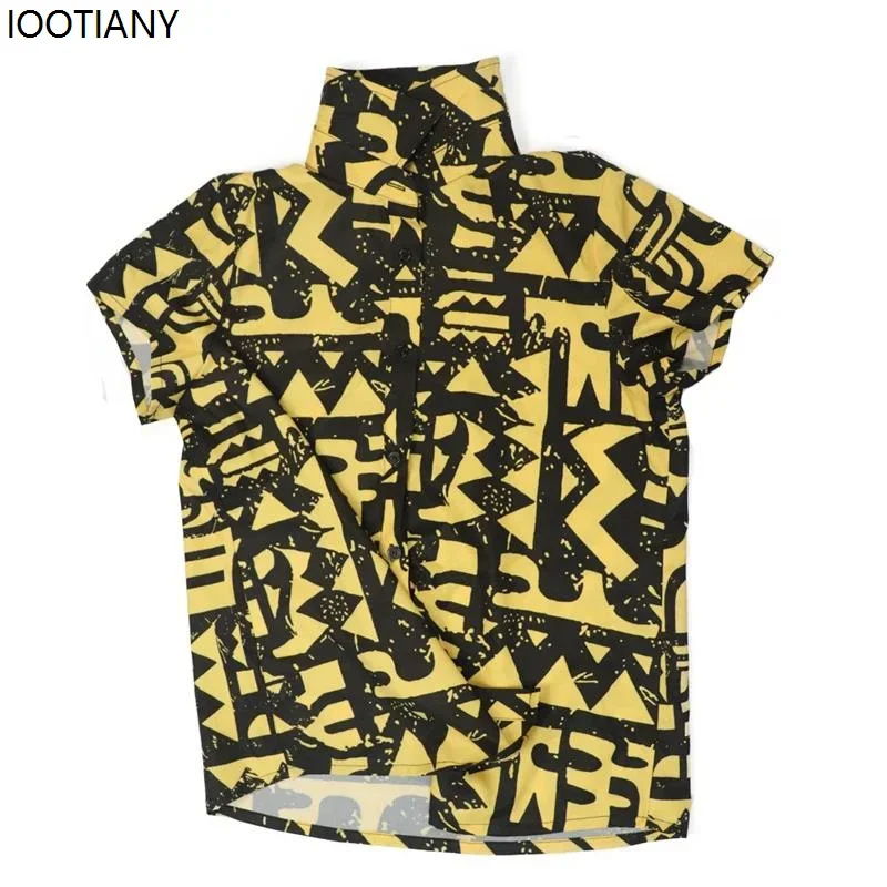 CosplaySeasonal Digital Print Short Sleeve Cosplay Costumes Shirt Carnival Party Girls Women Props Headwear Women Clothes For Ad