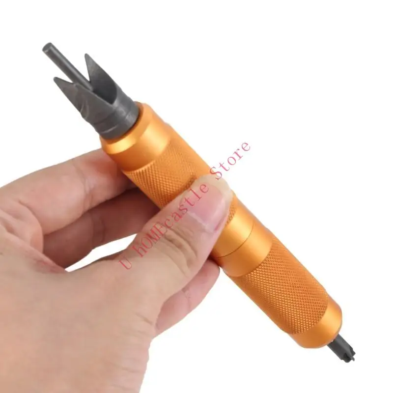 63HF Deburring Tool Steel Metal Resin Copper Plastic Printing Edges Plumbing Printing Burr Removal Reamer Tool