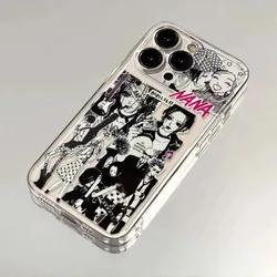Japońskie anime Cool girl Oosaki Nana miękkie przezroczyste etui na iPhone 15 14 13 12 11 Pro Max XS XR 7 8 Plus SE Coque