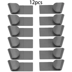 12 szt. Stojak na pokrywkę uchwyt wiszący ścienny do do pokrywki garnka patelni stojaka plastikowego uchwyt kuchenny do przechowywania organizacji kuchennych