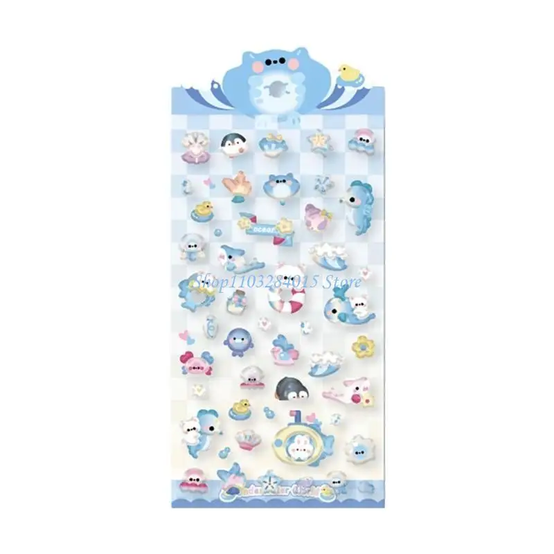 

R6ff Cartoon Animal Sticker для украшения наклейка на карандашная коробка карандашная коробка.